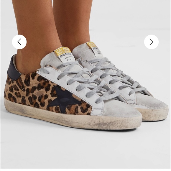 golden goose leopard superstar sneakers